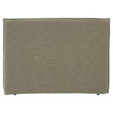 Hyde Park Home Diablo Bedhead with Linen-Look Slipcover