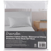 Aldrin Home Sleepzone Waterproof Bamboo &amp; Cotton Pillow Protectors