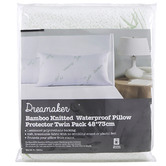 Dreamaker Waterproof Bamboo Pillow Protectors