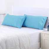 Aldrin Home Easy Care Plain Dyed 250TC Standard Pillowcase Twin Pack