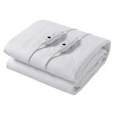 Aldrin Home White Quilted Cotton Electric Blanket