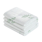 Aldrin Home Bamboo-Blend Knitted Waterproof Cot Pillow Protectors