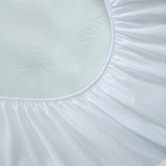 Aldrin Home Bamboo-Blend Knitted Waterproof Cot Mattress Protector
