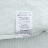 Aldrin Home Bamboo-Blend Knitted Waterproof Cot Pillow Protectors