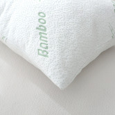 Aldrin Home Bamboo-Blend Knitted Waterproof Cot Pillow Protectors