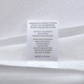 Aldrin Home Bamboo-Blend Jersey Waterproof Cot Pillow Protectors
