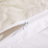 Aldrin Home Annie Wool-Blend Euro Pillow Protector