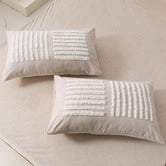 Aldrin Home Beige Salma 300TC Cotton Quilt Cover Set