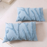 Dreamaker Blue Kye Darvo 300TC Cotton Quilt Cover Set