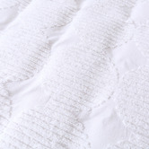 Aldrin Home White Darvo 300TC Cotton Quilt Cover Set