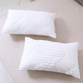 Aldrin Home White Darvo 300TC Cotton Quilt Cover Set