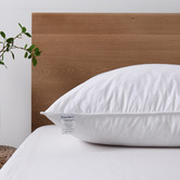 Dreamaker White Goose Feather &amp; Down European Pillow