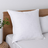 Dreamaker White Goose Feather &amp; Down European Pillow