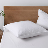 Dreamaker White Goose Feather &amp; Down European Pillow