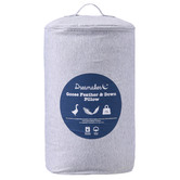 Dreamaker White Goose Feather &amp; Down European Pillow