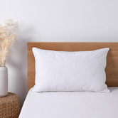 Aldrin Home White Goose Feather &amp; Down Pillow