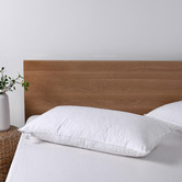 Aldrin Home White Goose Feather &amp; Down Pillow