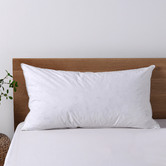 Aldrin Home White Goose Feather &amp; Down Pillow