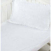 Dreamaker Towelling Waterproof Cotton Cot Pillow Protectors