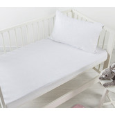 Dreamaker Towelling Waterproof Cotton Cot Pillow Protectors