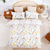Aldrin Home Daisy Cotton Quilt Cover Set