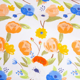 Aldrin Home Orange Lily Cotton Quilt Cover Set