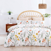 Aldrin Home Daisy Cotton Quilt Cover Set