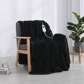 Aldrin Home Extra Large Coral Fleece Heated Throw