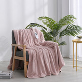 Aldrin Home Extra Large Coral Fleece Heated Throw