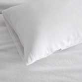 Aldrin Home White Linen &amp; Cotton Quilt Cover Set