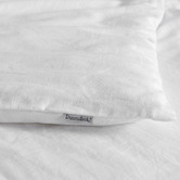 Aldrin Home White Linen &amp; Cotton Quilt Cover Set