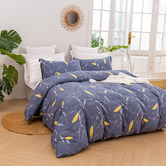 Aldrin Home Botanical Cotton Quilt Cover Set
