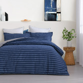 Aldrin Home Amalfi Stripe Cotton Quilt Cover Set