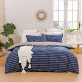 Aldrin Home Amalfi Stripe Cotton Quilt Cover Set
