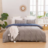 Aldrin Home Amalfi Stripe Cotton Quilt Cover Set