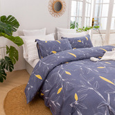 Aldrin Home Botanical Cotton Quilt Cover Set