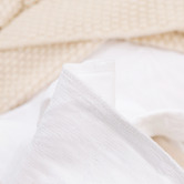 Aldrin Home White Leafy Jacquard Cotton Quilt Cover Set
