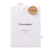 Aldrin Home White Leafy Jacquard Cotton Quilt Cover Set