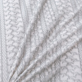 Aldrin Home Grey Indiana Eyelash Jacquard Quilt Cover Set
