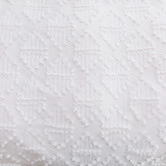 Aldrin Home White Lottie Eyelash Jacquard Quilt Cover Set