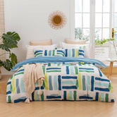 Aldrin Home Rio Reversible Cotton Quilt Cover Set