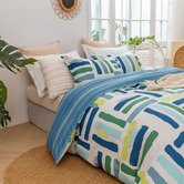 Aldrin Home Rio Reversible Cotton Quilt Cover Set