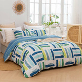 Aldrin Home Rio Reversible Cotton Quilt Cover Set