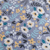 Dreamaker Grey Alice Cotton Quilt Cover Set