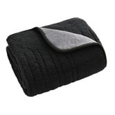 Aldrin Home Sherpa &amp; Fleece Reversible Heated Throw