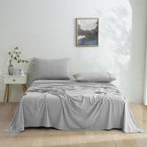 Aldrin Home Micro Flannel Knitted Velvet Sheet Set