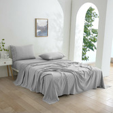 Aldrin Home Micro Flannel Knitted Velvet Sheet Set