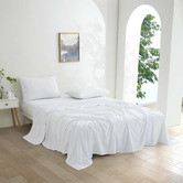 Aldrin Home Micro Flannel Knitted Velvet Sheet Set