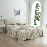 Aldrin Home Micro Flannel Knitted Velvet Sheet Set