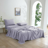 Aldrin Home Micro Flannel Knitted Velvet Sheet Set